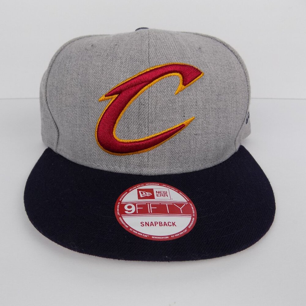 Cleveland Cavaliers Gray Snapback Adjustable Hat New Era